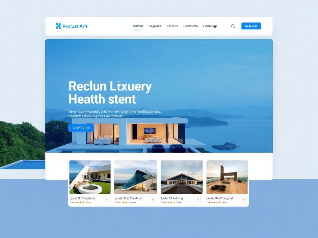 Real Estate Website sample project