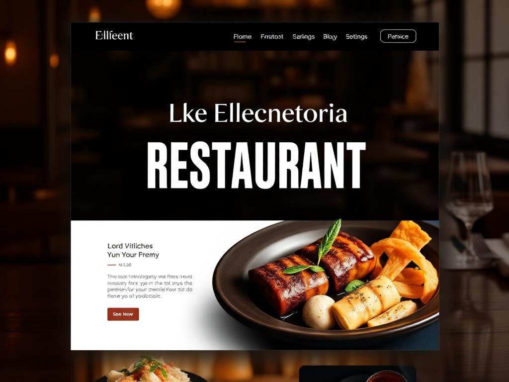 Restaurant Website sample project